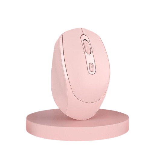 Souris sans fil minimaliste - Rose pastel