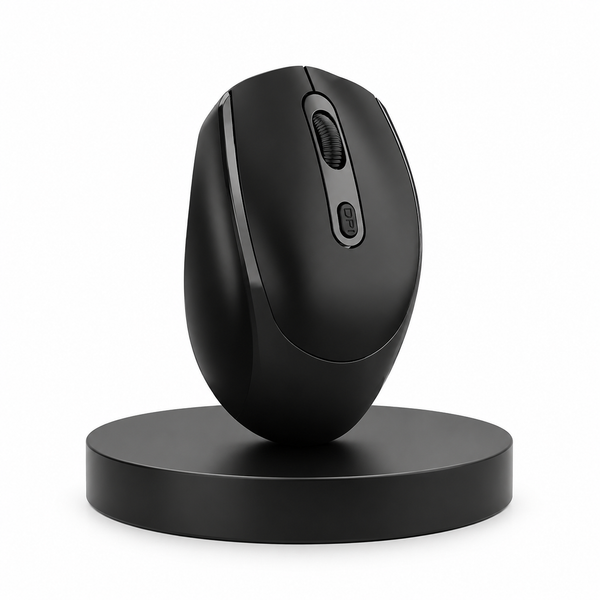 Souris sans fil minimaliste - Noir mat